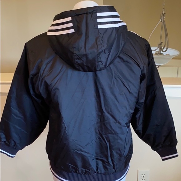 Unisex reversible Adidas black/grey jacket - Picture 2 of 5